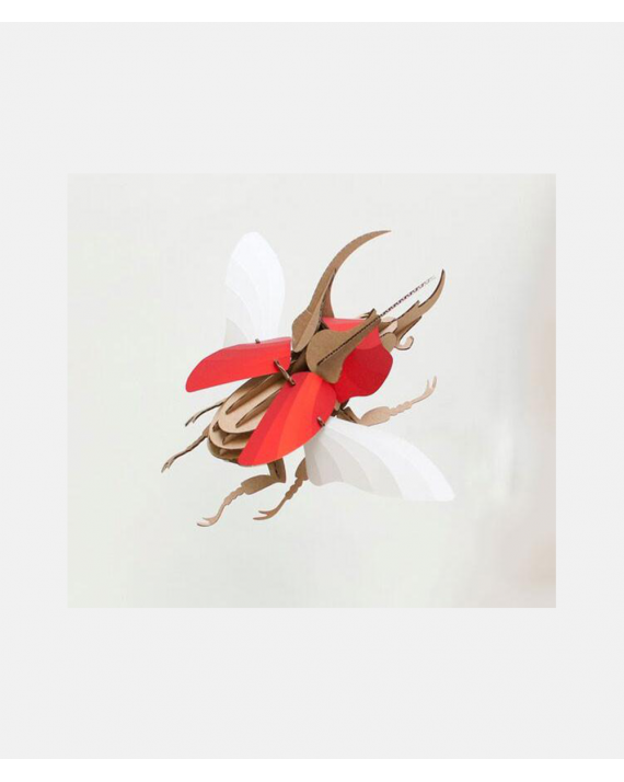 Model Stag Beetle Red DIY Kit