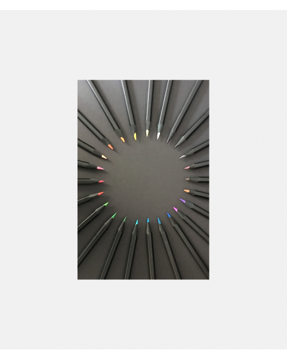 Sorte farveblyanter 24 stk