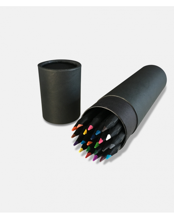 Sorte farveblyanter 24 stk