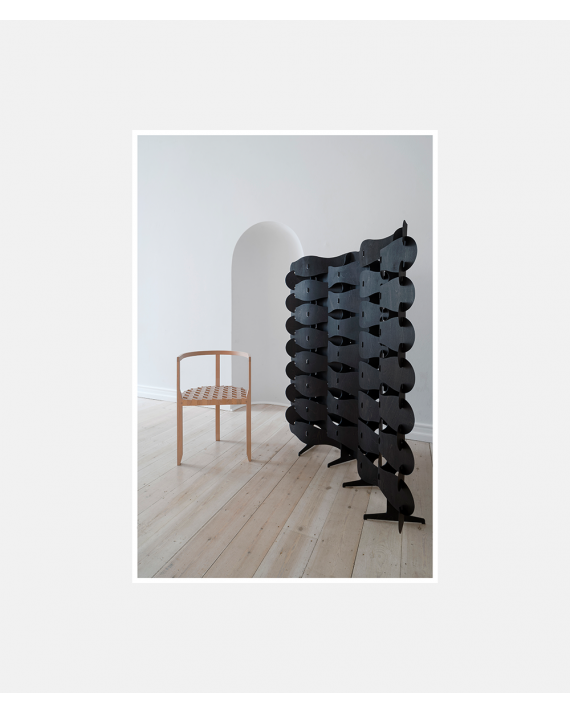 Tekstil finér skærm