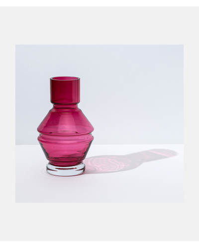 Raawii Relæ vase lille Rubine Red