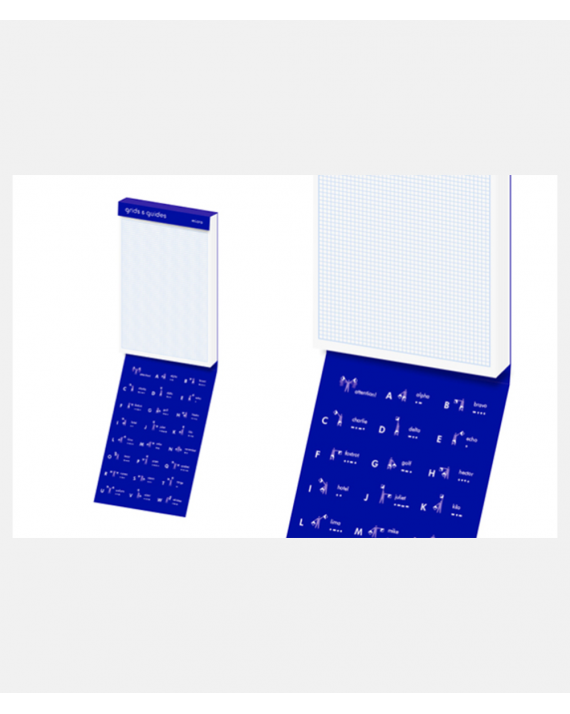 Grids and Guides -notebooks blue - micro