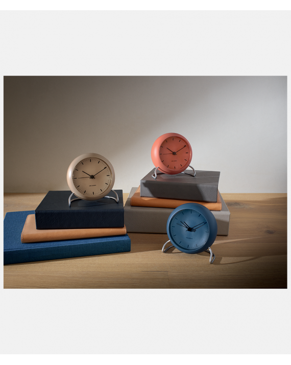 Arne Jacobsen City Clock bordur - Stone Blue