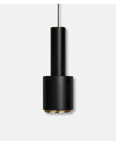 Artek Alvar Aalto Hand Granade Pendant Black and Brass