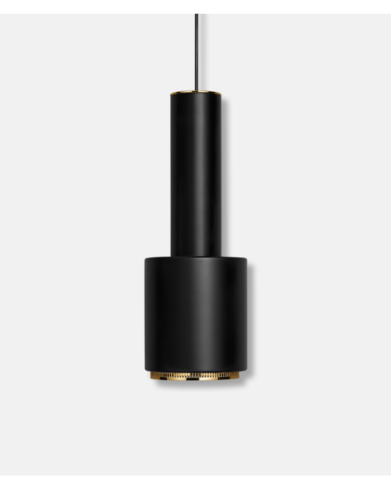 Artek Alvar Aalto Hand Granade Pendant Black and Brass