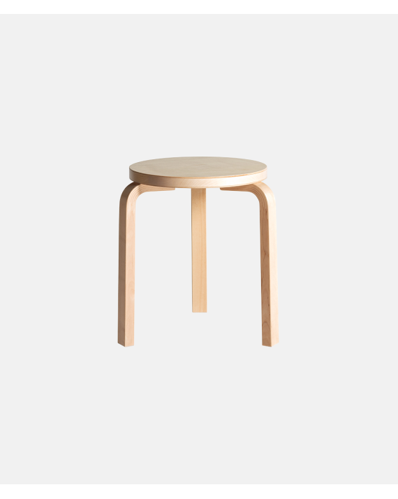 Artek - Alvar Aalto Stool 60 Natural lacquered