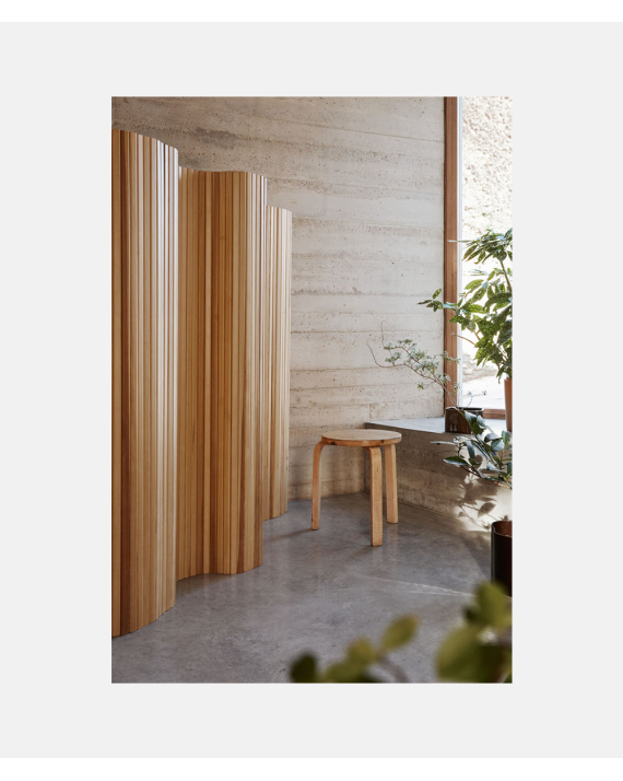 Artek - Alvar Aalto Stool 60 Natural lacquered