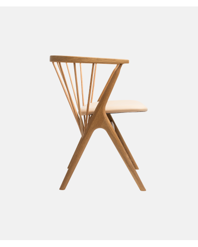 Sibast No 8 Dinning Chair Oak Natural Oil Leather Spectrum Honey