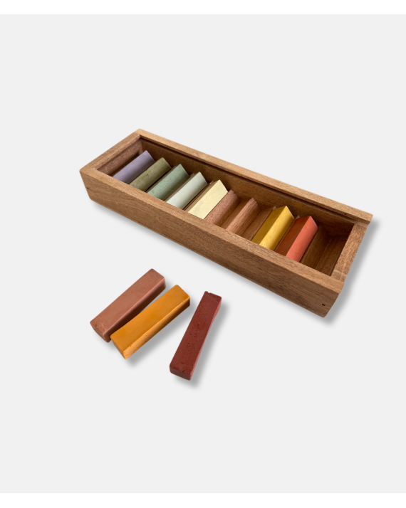 Håndlavede oliepastelkridt - 10 stk Chalk Copenhagen