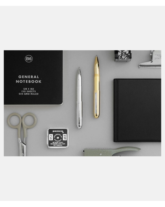 Penco Bullet Ballpoint Light Pen  Black