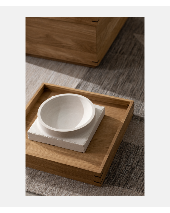 Japanese tray small - Oiled oak
