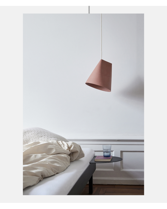 Ceramic Pendant - Terracotta - Wide - Design MOEBE