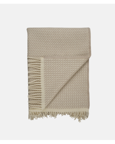 Røros Tweed Mello Throw - Warm Grey - Skogstad & Wærnes