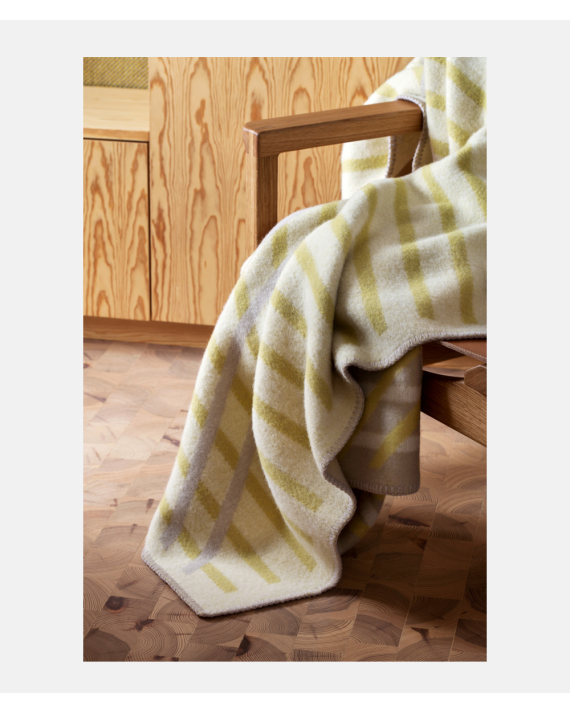 Røros Tweed Bislett Throw - Lemon Tart - Hallgeir Homstvedt