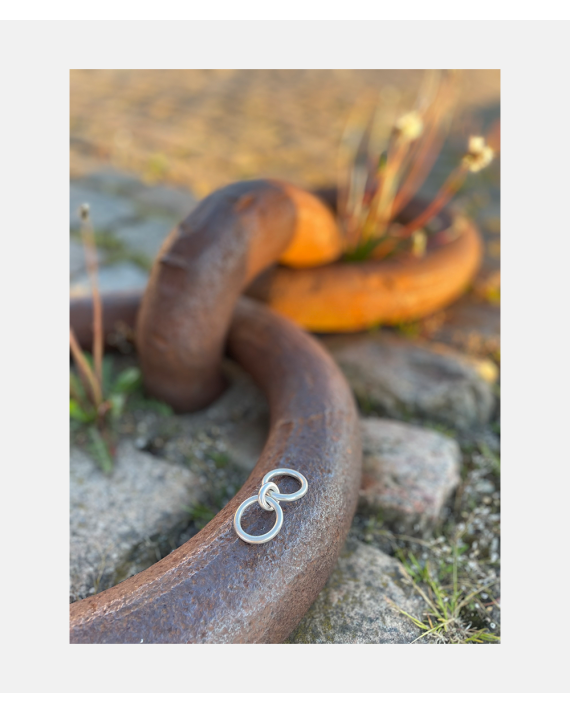 Havnering - Harbour ring 4 mm silver design Michala Eken