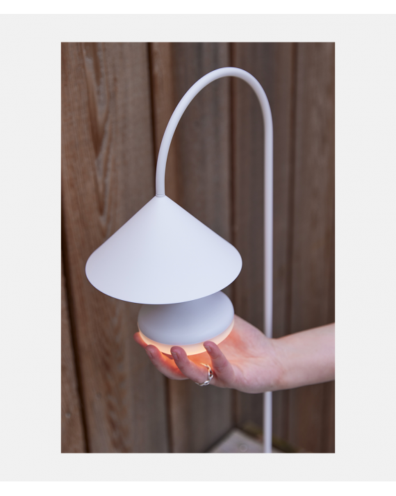 Grasp Portable Lamp H47 - mat hvid