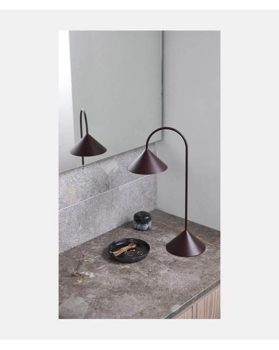 Grasp Portable Lamp H47 - matt beetroot