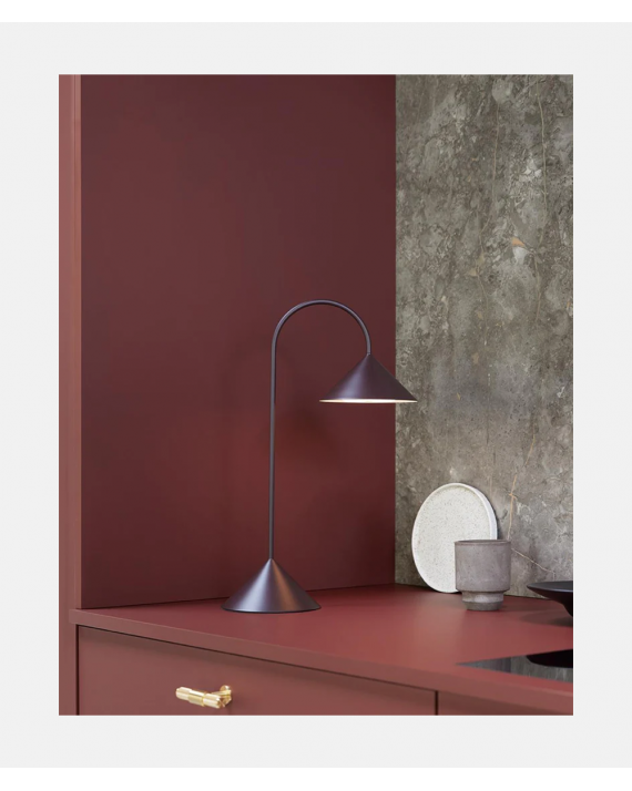 Grasp Portable Lamp H47 - matt beetroot