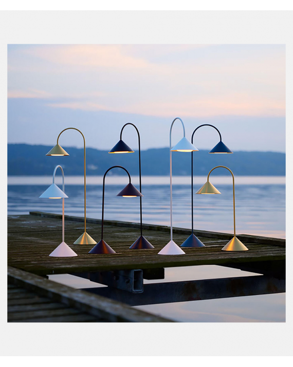 Grasp Portable Lamp H72 - matt beetroot