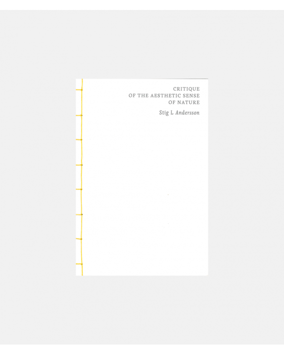 Critique of the Aesthetic  Sense of Nature