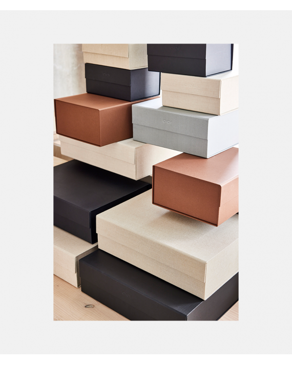 Hako Storage Box - Dark Caramel - A4